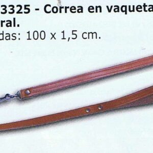 EISPORT CORREA EN VAQUETA NATURAL - Artículos para perros