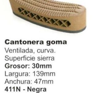 GIL CANTONERA GOMA REF411N (NEGRA) - Repuestos