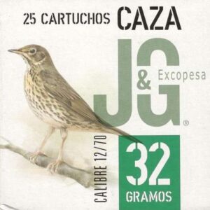 Jg  T-2  32 Gr - CARTUCHOS DE CAZA