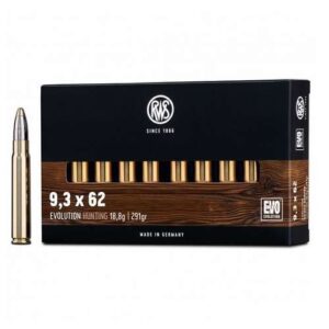 RWS BALAS CAL. 9,3 X 62 PUNTA EVO 291 GR - MUNICION METALICA