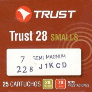 TRUST CALIBRE 28 SEMI- MAGNUM  22 GR Nº 7 - CARTUCHOS DE CAZA